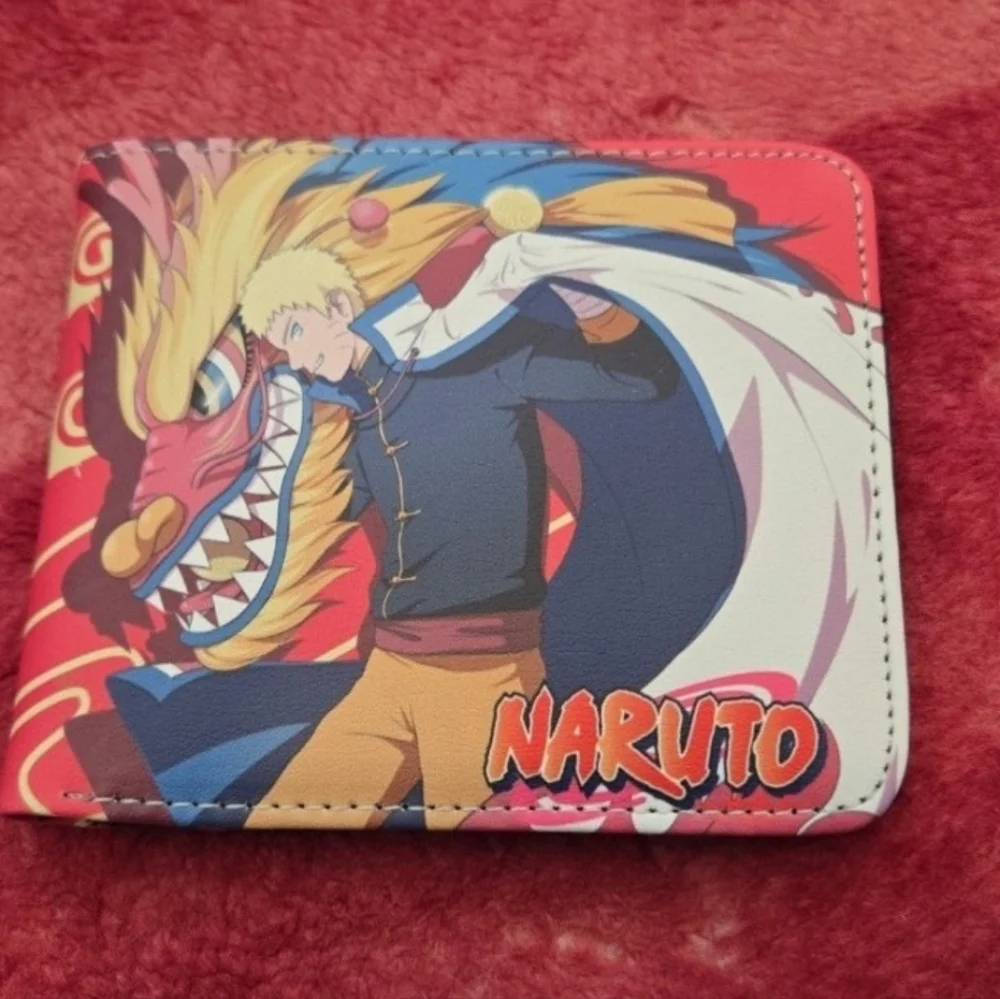 New Naruto anime manga leather wallet